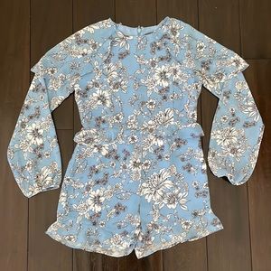 Bardot Junior girls floral romper/playsuit
